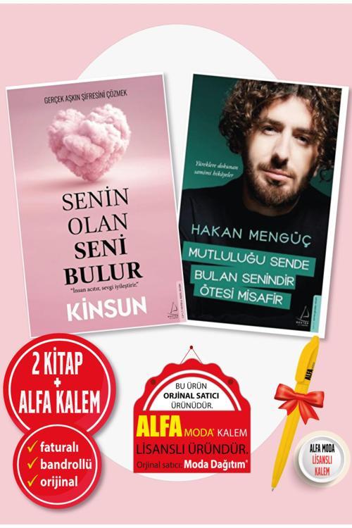 Senin Olan Seni Bulur / Kinsun + Mutluluğu Sende Bulan Senindir / Hakan Mengüç 2 Kitap Set - Destek