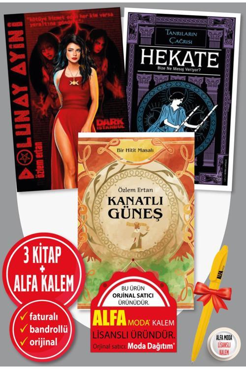 Kanatlı Güneş + Hekate Bize Ne Mesaj Veriyo Tanrıların Çağ + Dolunay Ayini / Özlem Ertan 3 Kitap Set