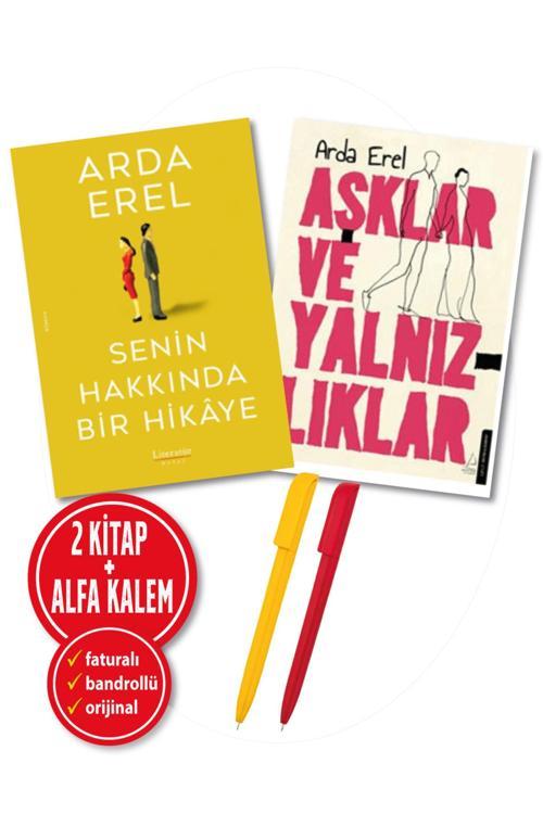 Alfa Kalem + Arda Erel 2 Kitap (Aşklar Ve Yalnızlıklar + Senin Hakkında Bir Hikaye)