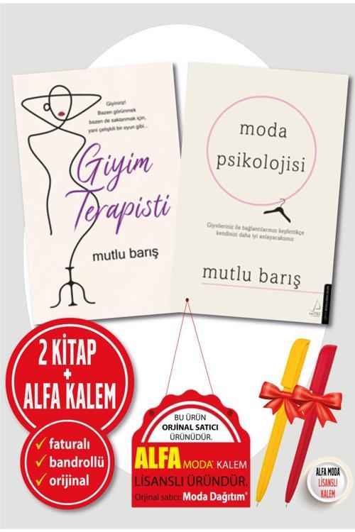 Mutlu Barış 2 Kitap Set/ Giyim Terapisti + Moda Psikolojisi + Alfa Kalem Destek Bireysel Gelişim