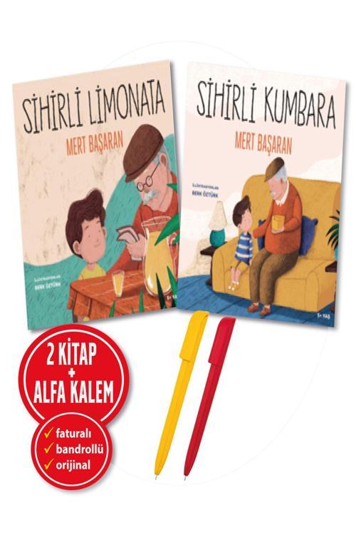 Alfa Kalem + Mert Başaran 2 Kitap Sihirli Limonata + Sihirli Kumbara Butik Yayınları