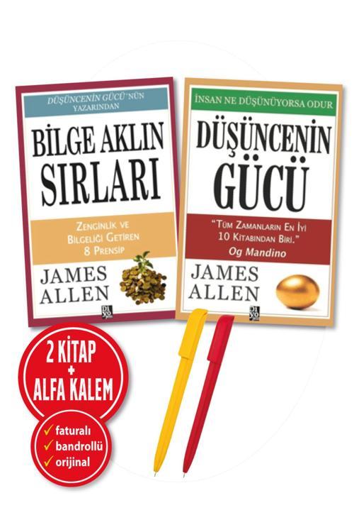 Alfa Kalem + James Allen(Bilge Aklın Sırları + Düşüncenin Gücü) 2 Kitap Set-Yeni-Kişisel Gelişim