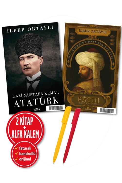 Alfa Kalem + İlber Ortaylı 2 Kitap (Gazi Mustafa Kemal Atatürk Fatih Sultan Mehmed)-Tarih Yeni Kronik