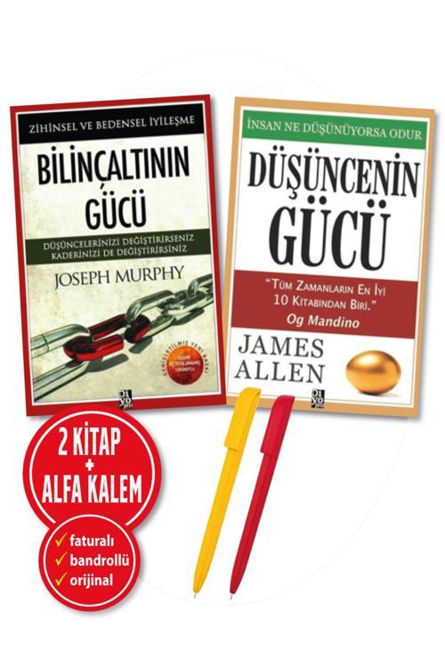 Alfa Kalem + James Allen(Düşüncenin Gücü) + Joseph Murphy(Bilinçaltının Gücü) 2 Kitap-Kişisel Geli-Yeni