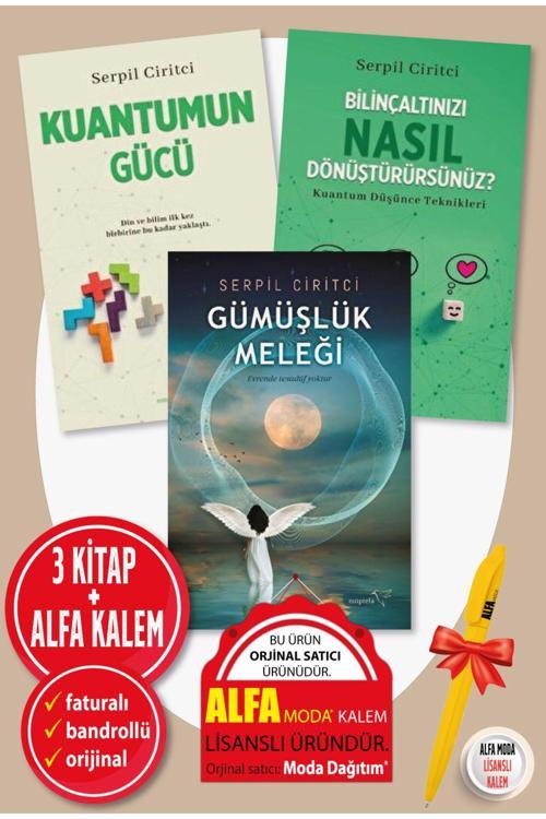 Serpil Ciritci 3 Kitap Set / Gümüşlük Meleği + Kuantumun Gücü + Bilinçaltınızı Nasıl Dönüştürürsünüz