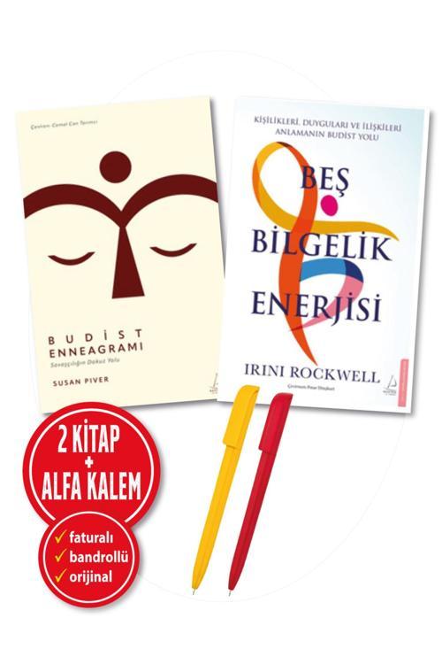 Alfa Kalem + Susan Piver Ve Irini Rockwell 2 Kitap Set(Budist Enneagramı + Beş Bilgelik Enerjisi)-Yeni