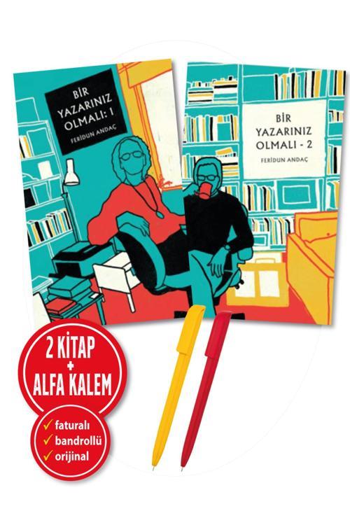 Alfa Kalem + Feridun Andaç 2 Kitap Bir Yazarınız Olmalı: 1 + Bir Yazarınız Olmalı - 2 Butik Yayınları