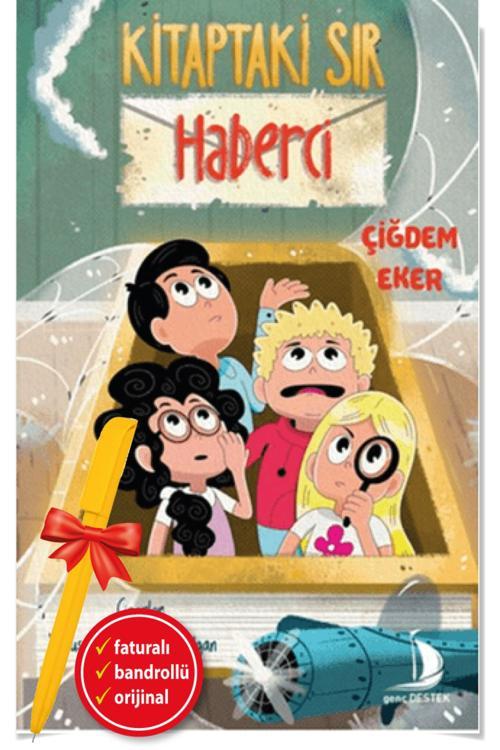 Alfa Kalem + Kitaptaki Sır (Çiğdem Eker)-Yeni-Çocuk Edebiyat/Öykü-Destek Kitap