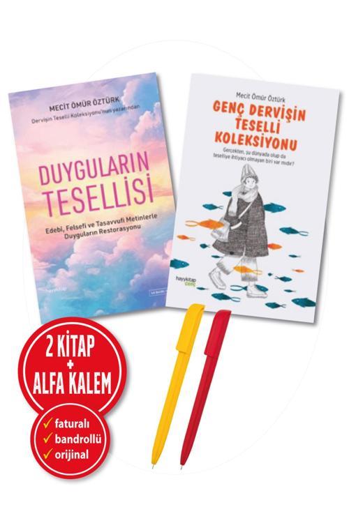 Alfa Kalem + Mecit Ömür Öztürk 2 Kitap (Duyguların Tesellisi + Genç Dervişin Teselli Koleksiyonu)-Yeni