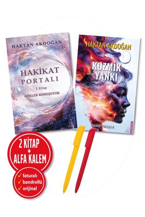 Alfa Kalem + Kozmik Yankı + Hakikat Portalı 1. Ve 2. Kitap Set (Haktan Akdoğan)-Yeni- Kişisel Gelişim
