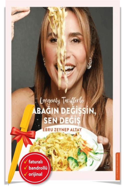 Alfa Kalem + Longevity Tariflerle Tabağın Değişsin Sen Değiş-(Ebru Zeynep Altay)Yeni-Destek Kitap