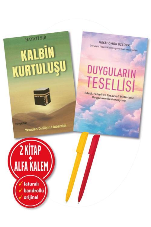 Alfa Kalem + Kalbin Kurtuluşu(Hayati Sır) + Duyguların Tesellisi(Mecit Ömür Öztürk) 2 Kitap Yeni-Hayy