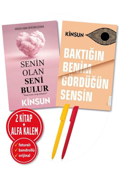 Kinsun 2 Kitap (Baktığın Benim Gördüğün Sensin + Senin Olan Seni Bulur)-Yeni-Kişisel Gelişim-Destek