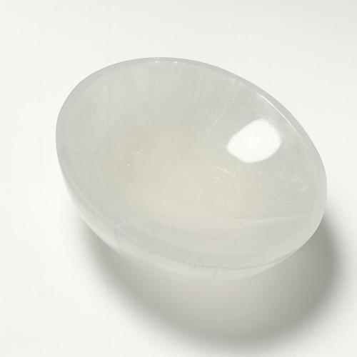 OVAL KASE SELENİT TAŞI 14 CM 