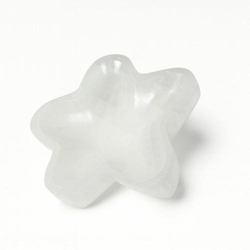 YILDIZ KASE SELENİT TAŞI 14 CM 