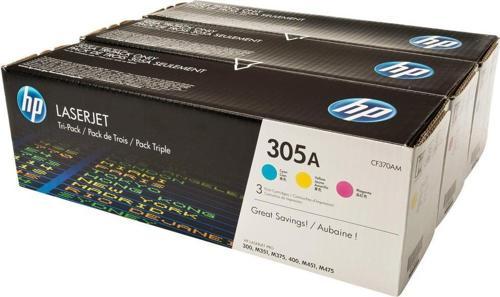305A Mavi-Kırmızı-Sarı 3lü Takım Toner CF370AM CE411A-CE412A-CE413A