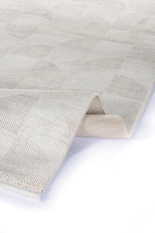 Apex Truva 6622 Bej Akrilik Modern Makine Halısı