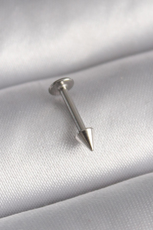 316L Çelik Gümüş Renk Çivi Model Piercing NS2805