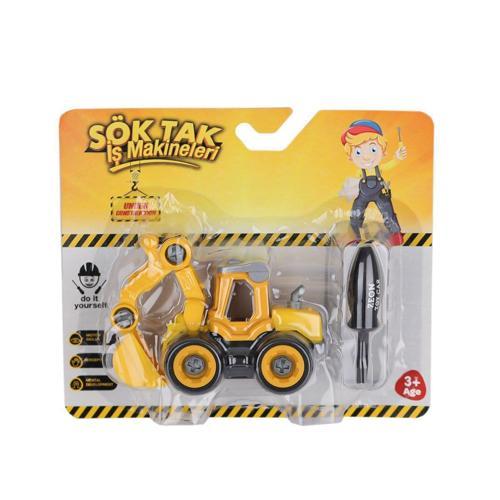 ZN-3211 Sök Tak İş Makineleri -Zeon Kız Erkek Çocuk Oyuncak Eğitici Oyuncaklar