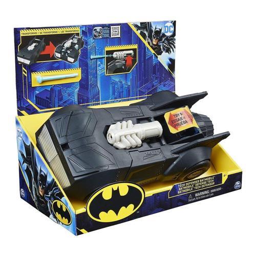 037676 DC Comics Tech Defender Batmobil -Spinmaster Kız Erkek Çocuk Oyuncak Eğitici Oyuncaklar