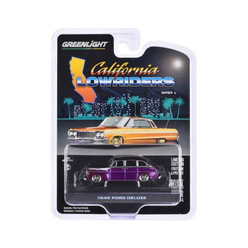 Greenlight 1/64 California Lowriders Series 6- 1946 Fordor Super Deluxe Kız Erkek Çocuk Oyuncak Eğit