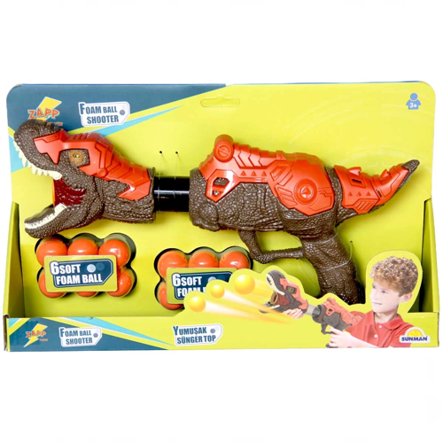 Yumuşak Sünger Top Atan Dinozor Oyuncak - S01003620 Kız Erkek Çocuk Oyuncak Eğitici Oyuncaklar
