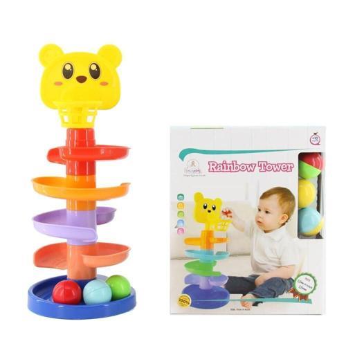 JUMBO GÖKKUŞAĞI KULE Kız Erkek Çocuk Oyuncak Eğitici Oyuncaklar