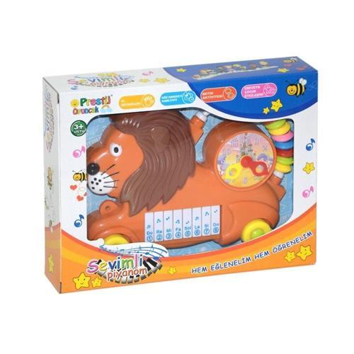ASLAN-KAPLAN-FİL PİLLİ PİANO KUTULU Kız Erkek Çocuk Oyuncak Eğitici Oyuncaklar