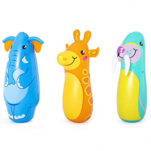 Bestway Hayvan Figürlü Hacı Yatmaz 89cm - 1adet Stokta Olan Gönderilir Kız Erkek Çocuk Oyuncak Eğiti