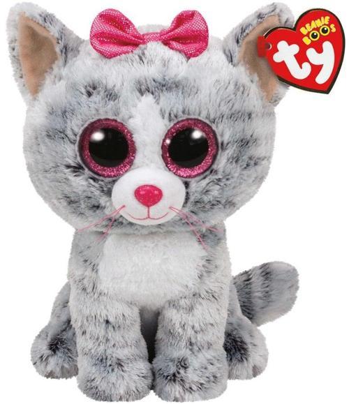 TY Beanie Boo´s Kiki Kedi Peluş 25cm Kız Erkek Çocuk Oyuncak Eğitici Oyuncaklar
