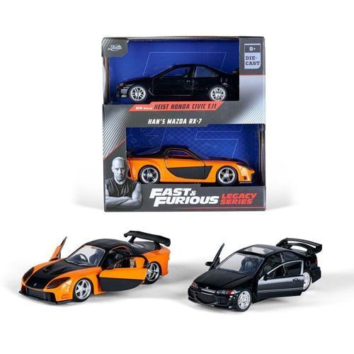 253202011 Fast Furious Twin Pack 1:32 Kız Erkek Çocuk Oyuncak Eğitici Oyuncaklar