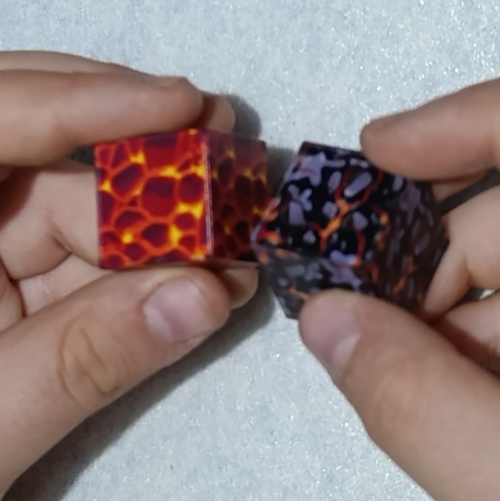 Megacraft 9 Parça Lav Magma Blok Kız Erkek Çocuk Oyuncak Eğitici Oyuncaklar