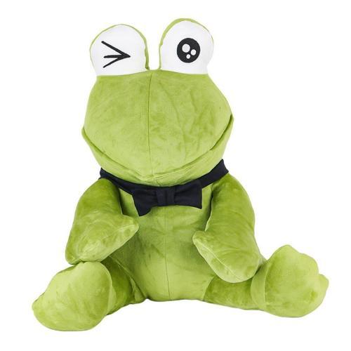 1430 Peluş Papyonlu Oturan Yeşil Kurbağa -My Friend Toys Kız Erkek Çocuk Oyuncak Eğitici Oyuncaklar