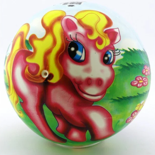 Dema Stil Pvc 23cm Top Pony Kız Erkek Çocuk Oyuncak Eğitici Oyuncaklar