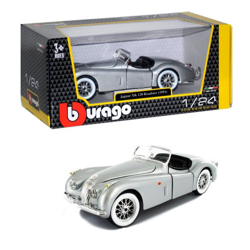 22018 1:24 Burago Jaguar Xk 120 Roadster Kız Erkek Çocuk Oyuncak Eğitici Oyuncaklar