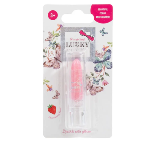 Lukky Simli Ruj Pembe Çilek Aromalı Kız Erkek Çocuk Oyuncak Eğitici Oyuncaklar