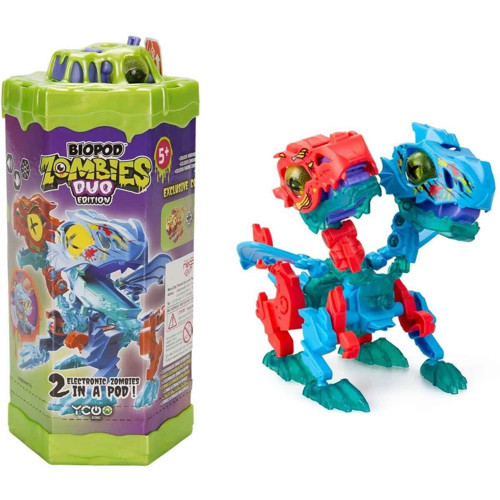 SIL 88694 Sesli ve Işıklı Biopod Zombies Inmotion İkili Dinozor Robot Kız Erkek Çocuk Oyuncak Eğitic