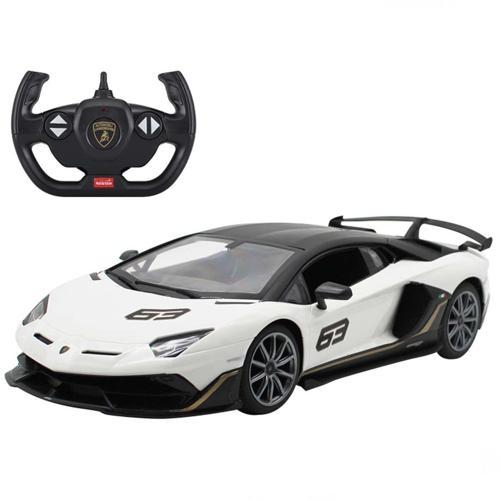 1:14 Uzaktan Kumandalı Lamborghini Aventador SVJ Işıklı Araba Kız Erkek Çocuk Oyuncak Eğitici Oyunca