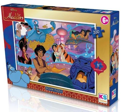 KS Puzzle 200 Parça Aladdin Kız Erkek Çocuk Oyuncak Eğitici Oyuncaklar