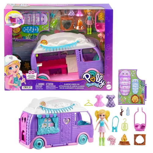 Polly Pocket Eğlenceli Karavan Oyun Seti Kız Erkek Çocuk Oyuncak Eğitici Oyuncaklar