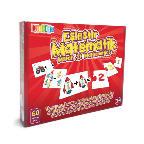 EDU-1004 Chiva, Eşleştir Matematik Kız Erkek Çocuk Oyuncak Eğitici Oyuncaklar