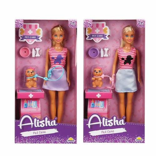 BEBEK SET ALİSHA VETERİNER AKSESUARLI ( 1adet FİYATIDIR ) Kız Erkek Çocuk Oyuncak Eğitici Oyuncaklar