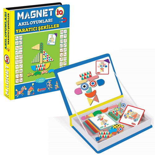 1550 DıyToy, Magnet Akıl Oyunları - Yaratıcı Şekiller / 3-8 yaş Kız Erkek Çocuk Oyuncak Eğitici Oyun