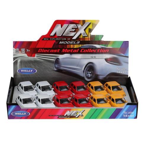 42372 Welly Çek Bırak Fiat - 1adet Stokta Olan Gönderilir Kız Erkek Çocuk Oyuncak Eğitici Oyuncaklar