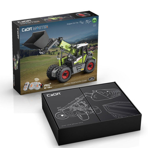 C61051W Cada Kumandalı Traktör Blok seti 1469 Parça -Vagon life Kız Erkek Çocuk Oyuncak Eğitici Oyun