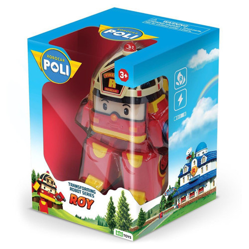 POLI MRT-0652 Robocar Poli Transforming Robot Roy Figür -Necotoys Kız Erkek Çocuk Oyuncak Eğitici Oy