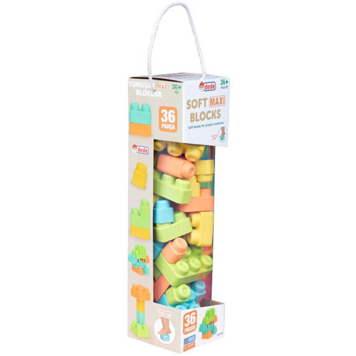 04048 Soft Maxi Bloklar 36 Parça Kız Erkek Çocuk Oyuncak Eğitici Oyuncaklar