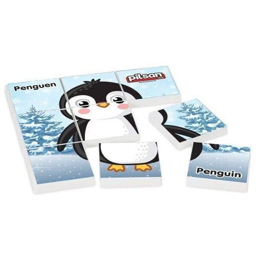 03 355 ANIMAL SERIES PUZZLE SET Kız Erkek Çocuk Oyuncak Eğitici Oyuncaklar