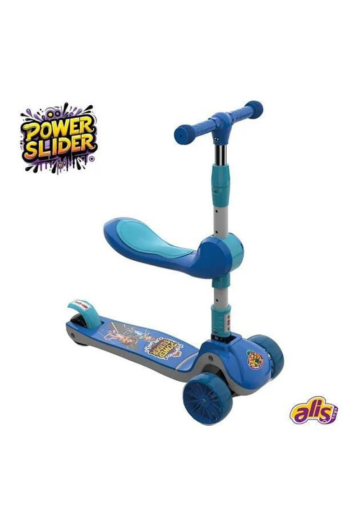 POWER SLİDER OTURAKLI SCOOTER Kız Erkek Çocuk Oyuncak Eğitici Oyuncaklar