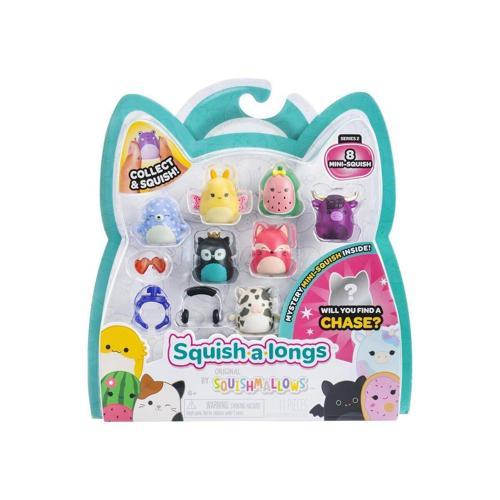 AL0021 Squish-a-longs 8 Figür + Yüzük Set Asorti Seri 2 Kız Erkek Çocuk Oyuncak Eğitici Oyuncaklar